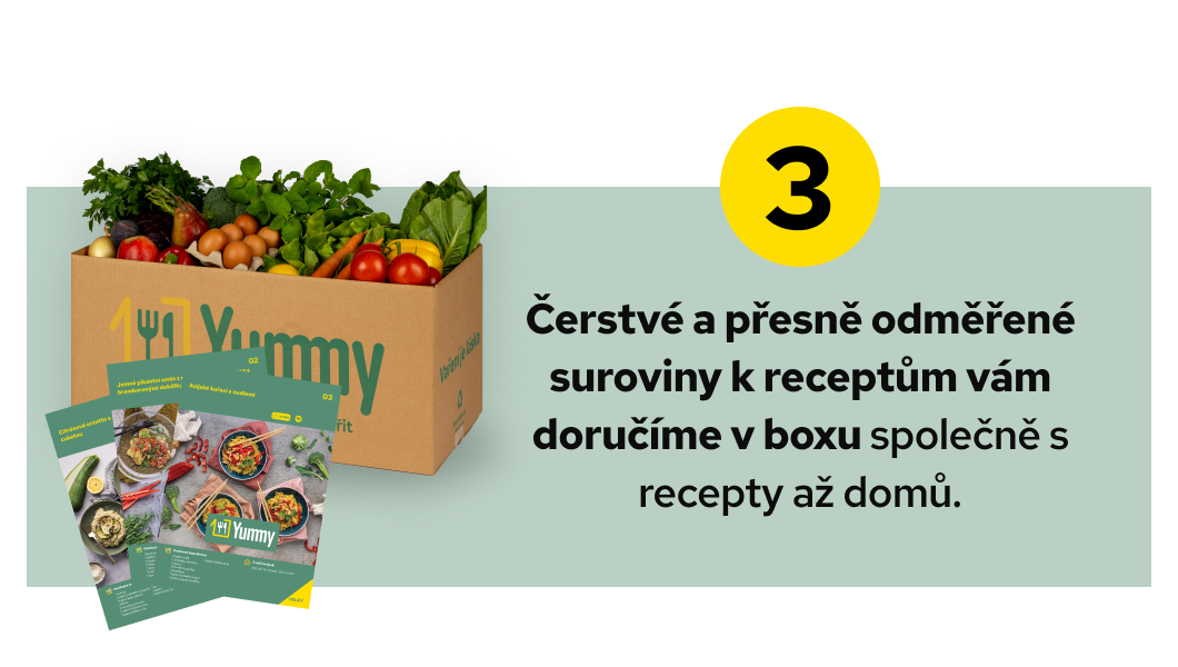 Krok 3: Přivezeme krabici se surovinami